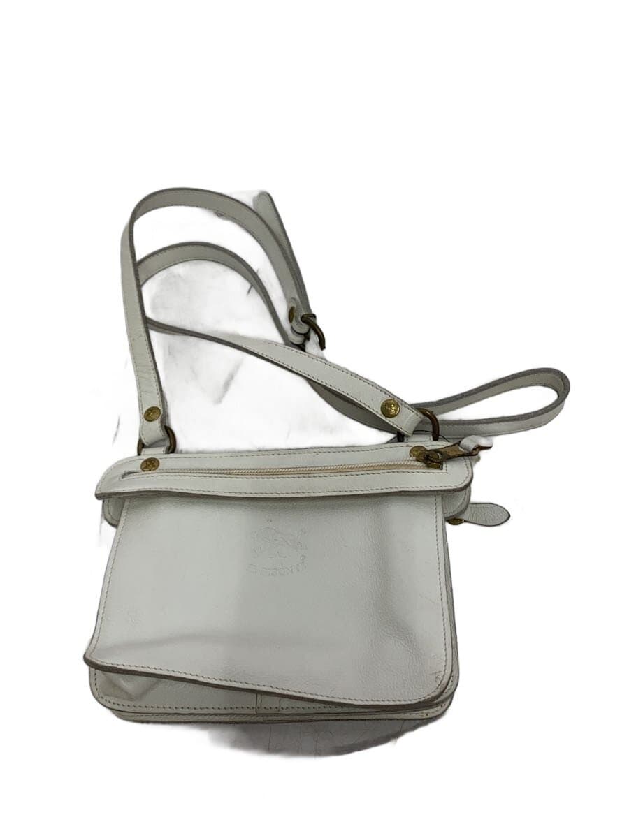 IL BISONTE Shoulder Bag Leather WHT