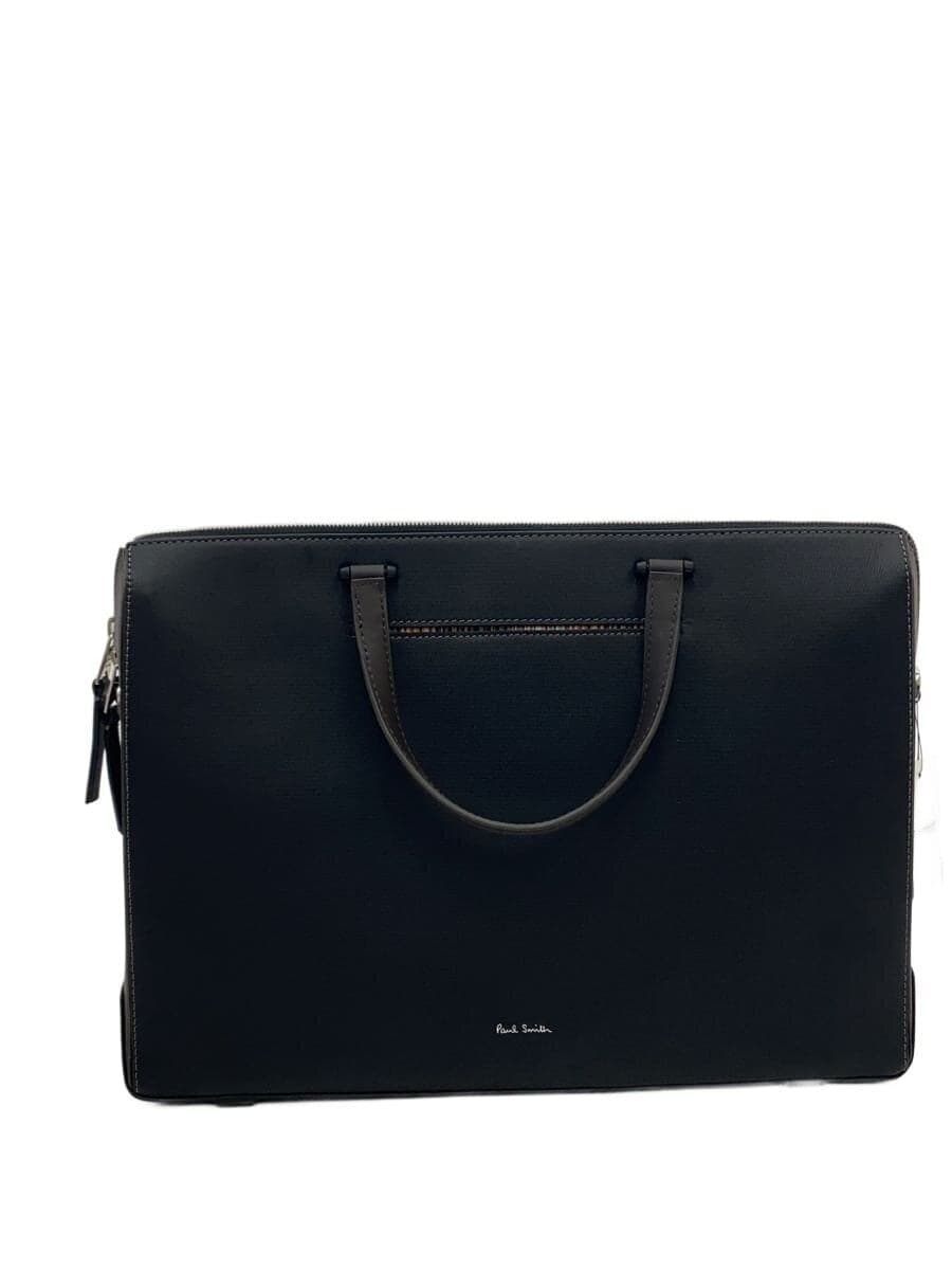 Paul Smith Business Bag 2-Way Bag Leather Black APS691