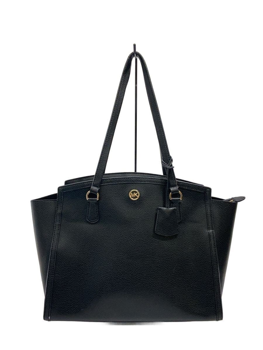 MICHAEL KORS Tote Bag Leather Black Solid Color 30F2G7CT3T