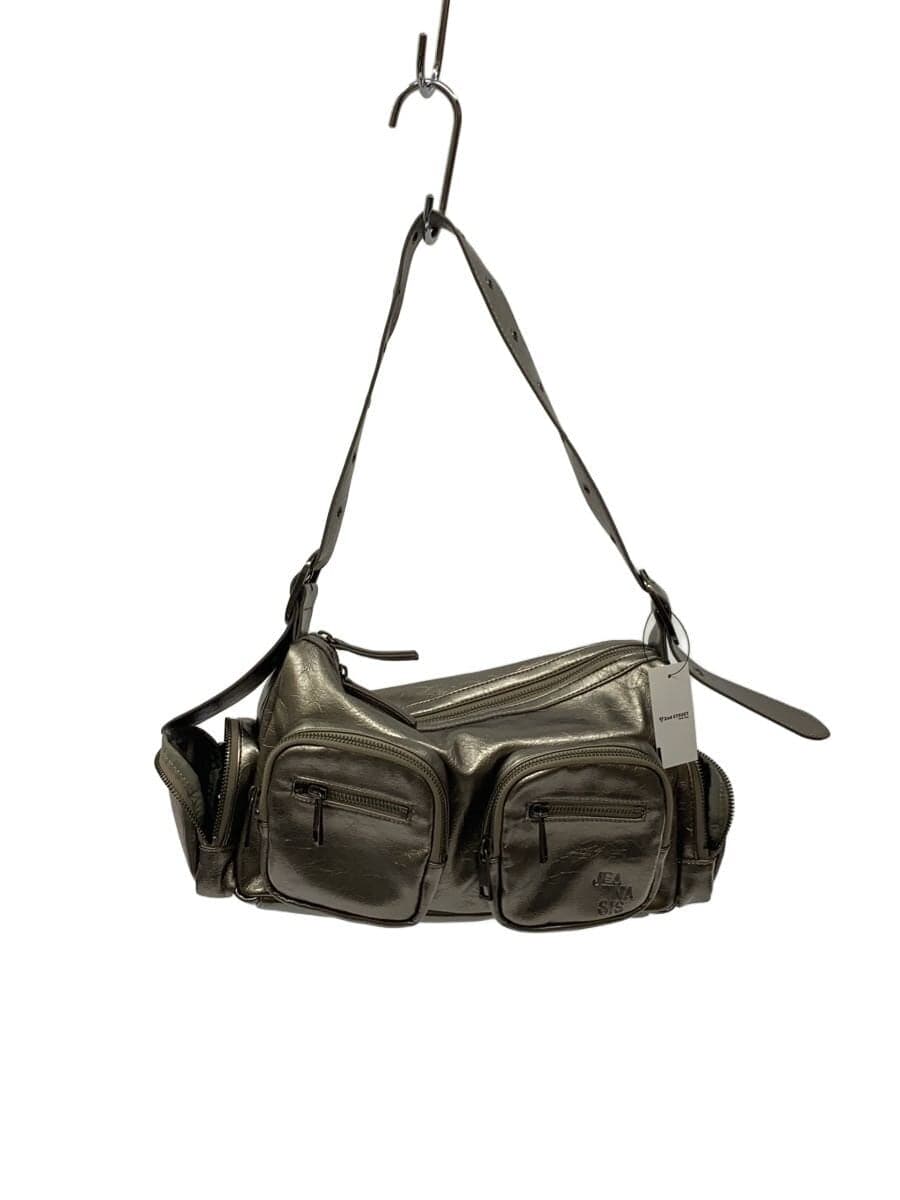 JEANASIS Shoulder Bag SLV Solid
