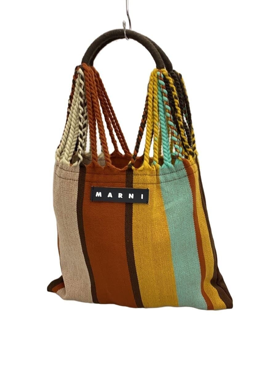 MARNI Tote Bag Multicolor Camouflage