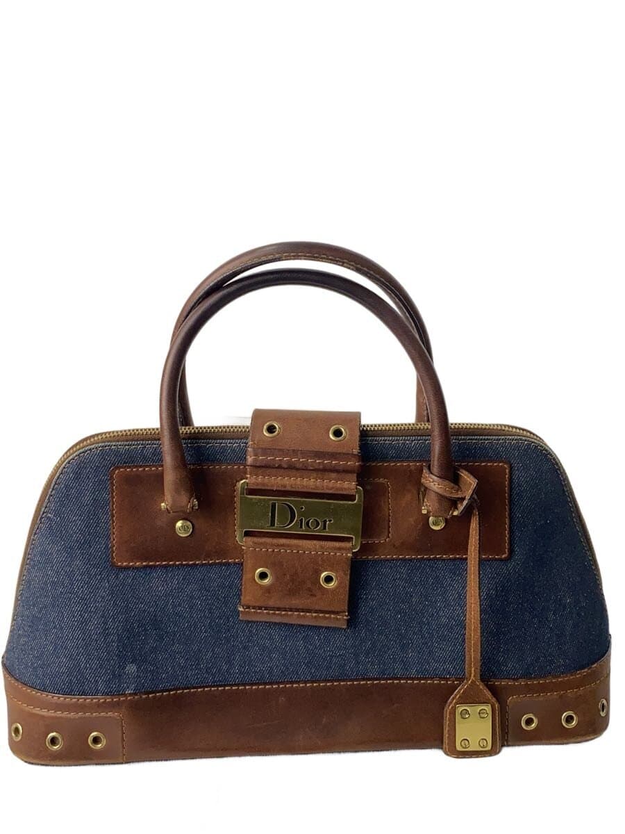 Christian Dior Handbag Denim Multicolor Street Chic