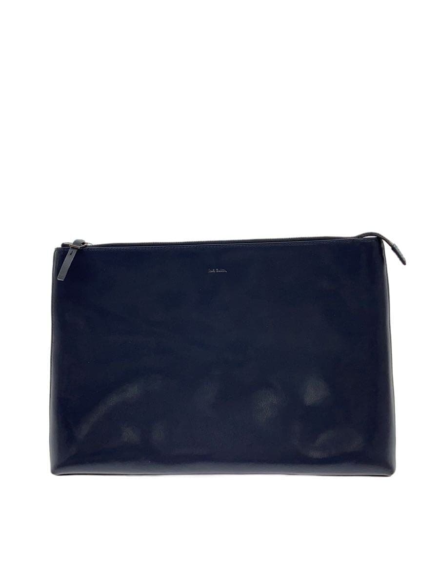 Paul Smith clutch bag leather navy