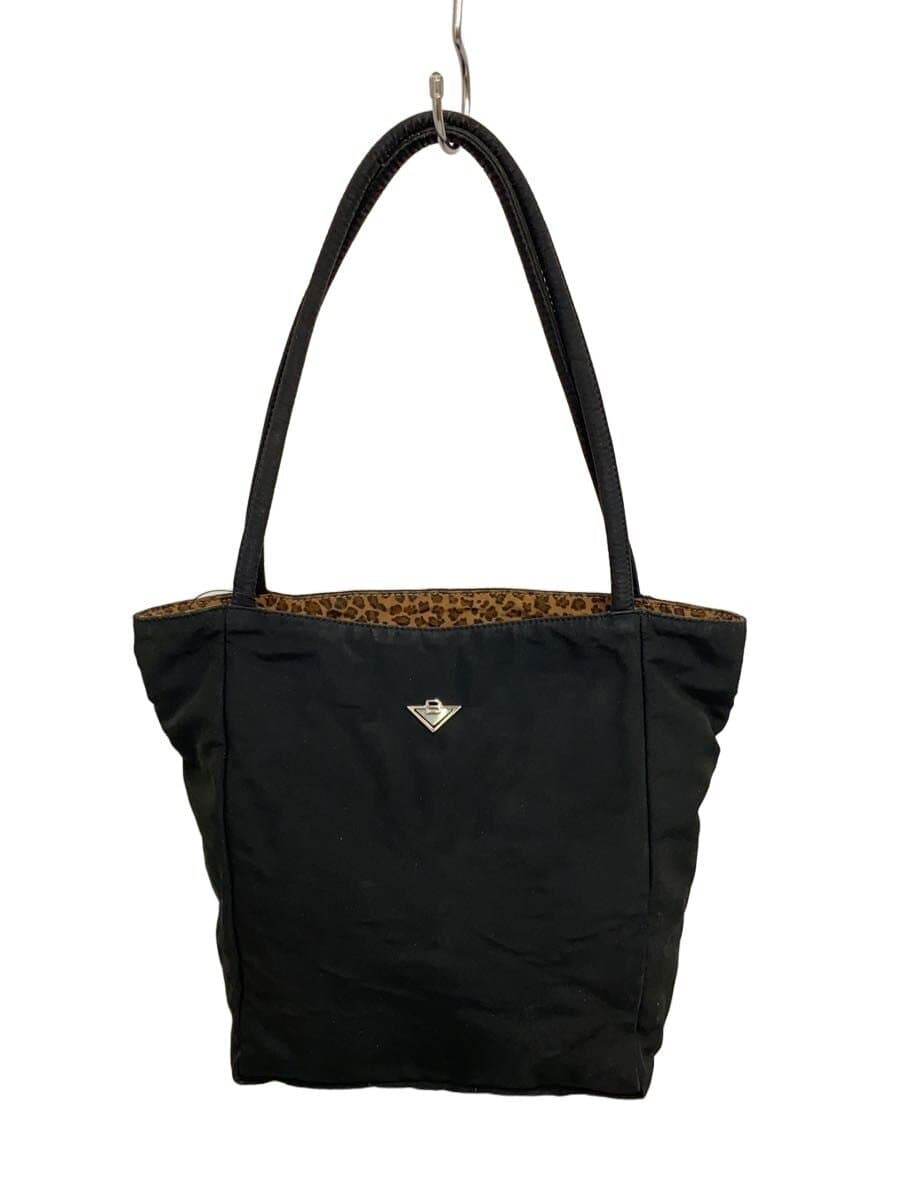 BOTTEGA VENETA Reversible Handbag -- BLK Leopard