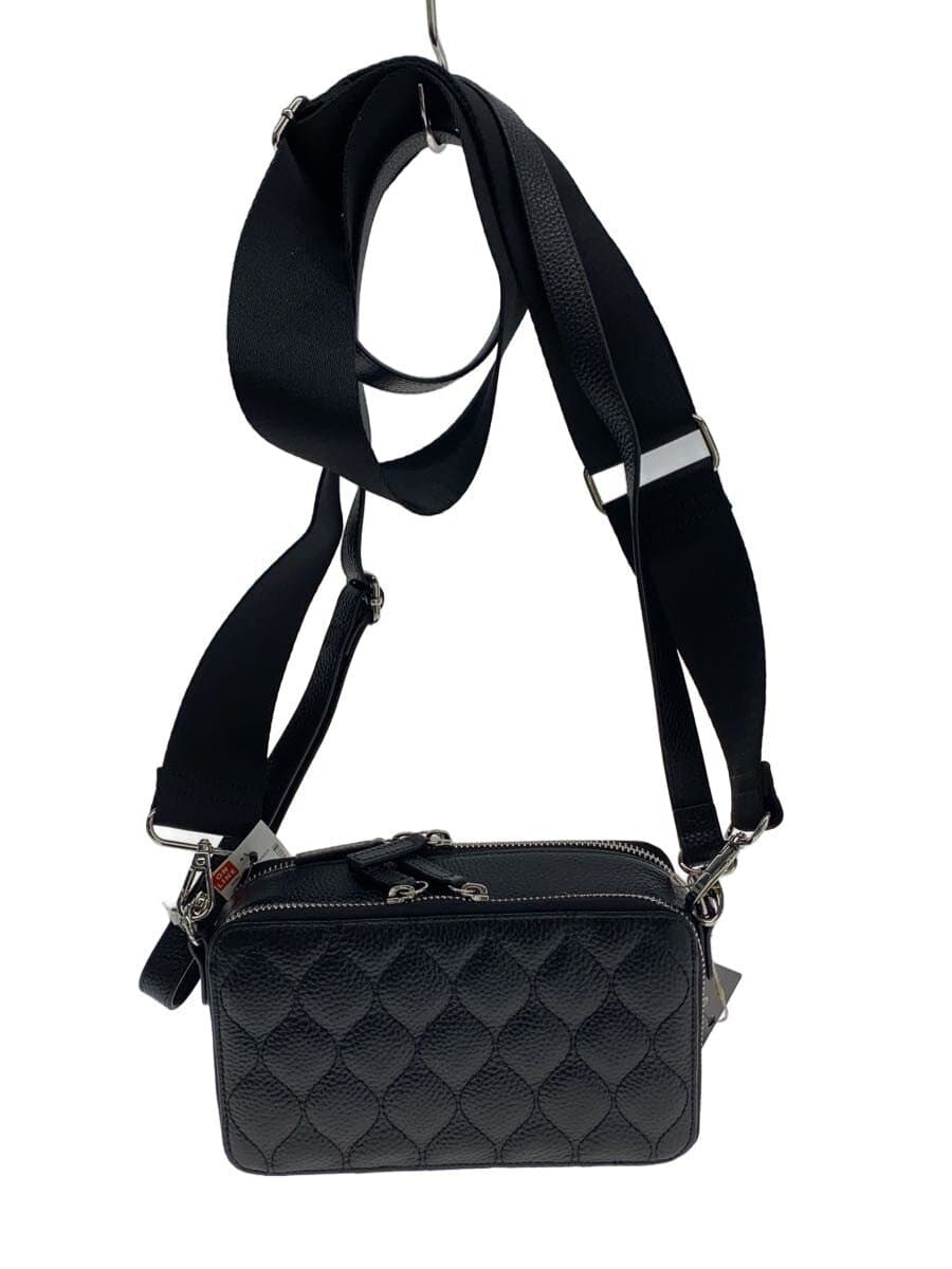 ear PAPILLONNER Shoulder Bag Leather BLK EAZ1042614A0002