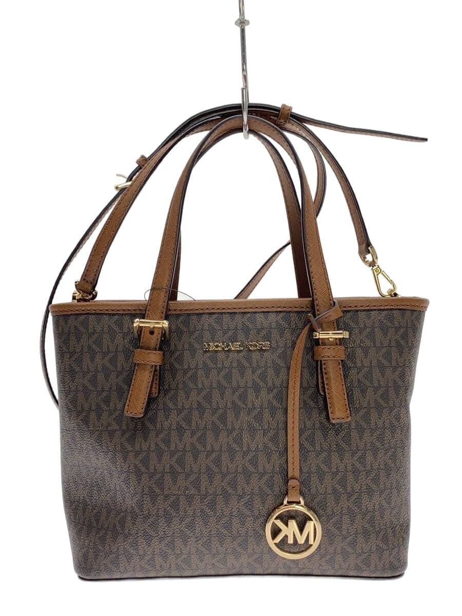 MICHAEL KORS Shoulder Bag PVC BRW 35T9GTVT0B