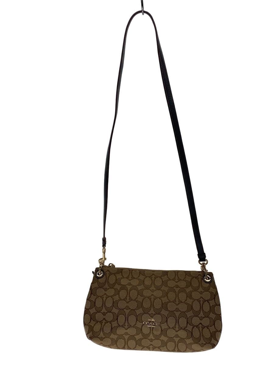COACH shoulder bag -- BRW all-over pattern