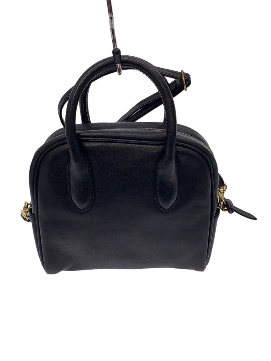 DAMASQUINA Handbag Leather BLK Solid