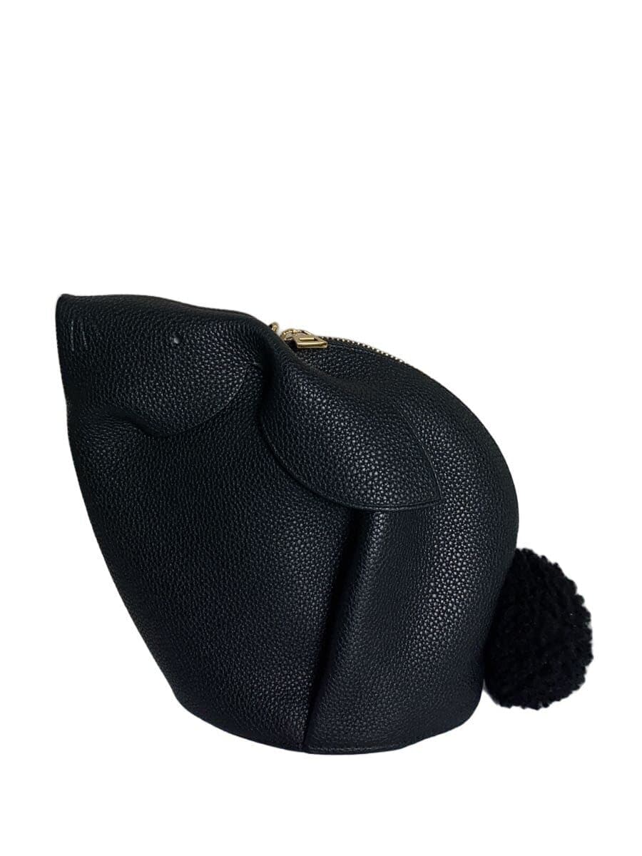 LOEWEBUNNY MINI BAG Shoulder Bag Leather BLK 199.12.T35