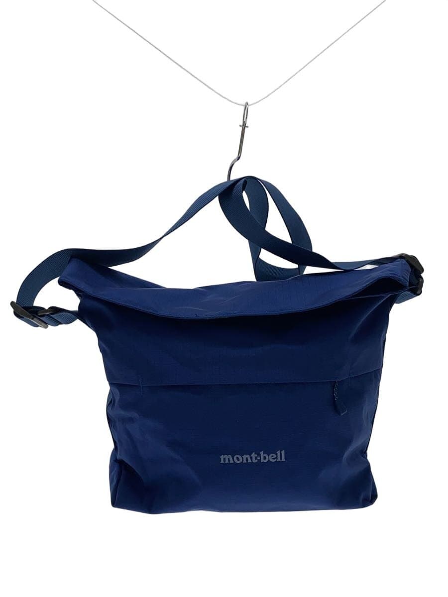 mont-bell shoulder bag -- BLU ripstop has dirt