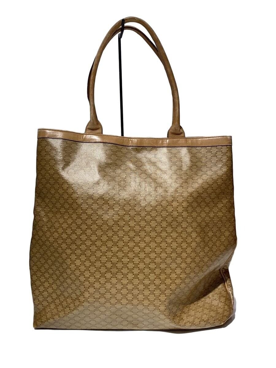 CELINE Macadam Pattern Tote Bag BRW All Over Pattern