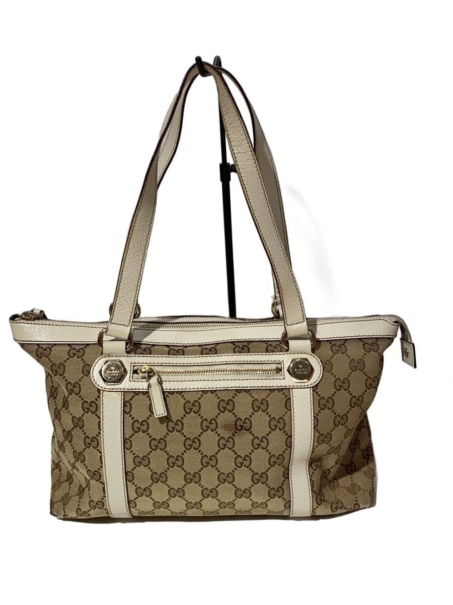 GUCCI Handbag BEG All Over Pattern 492174