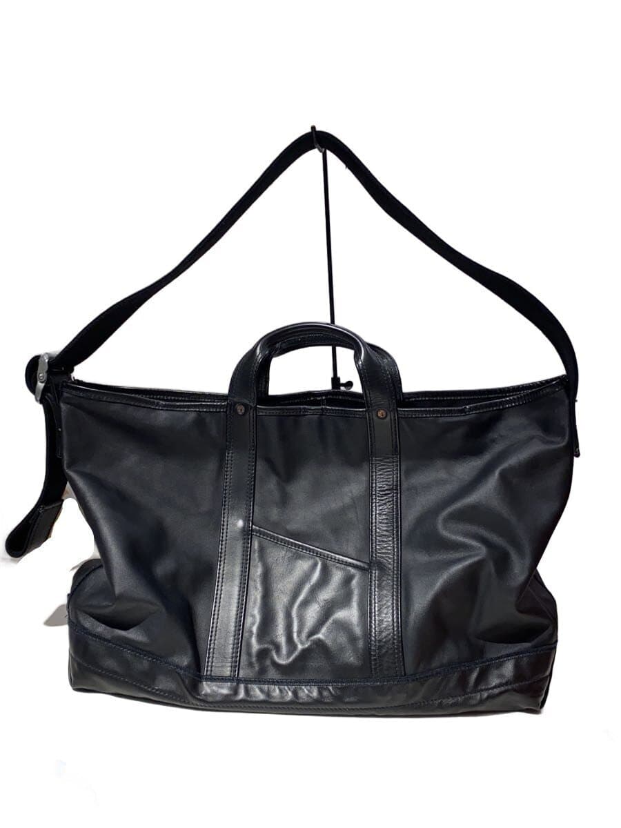 NICENESS Boston Bag Horse Leather BLK NN-3802A15