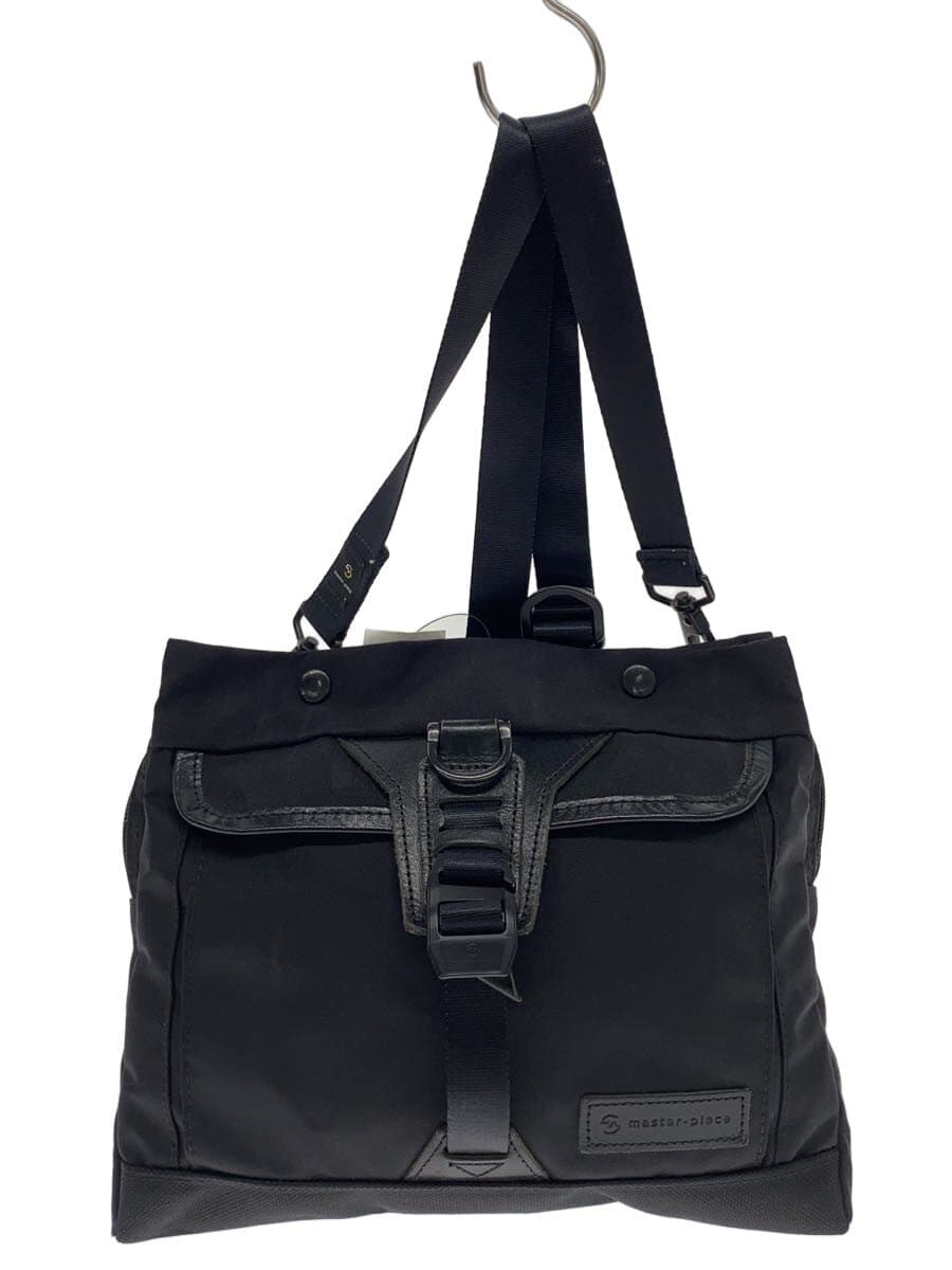 MASTERPIECE Shoulder Bag Polyester Black 01753-v3