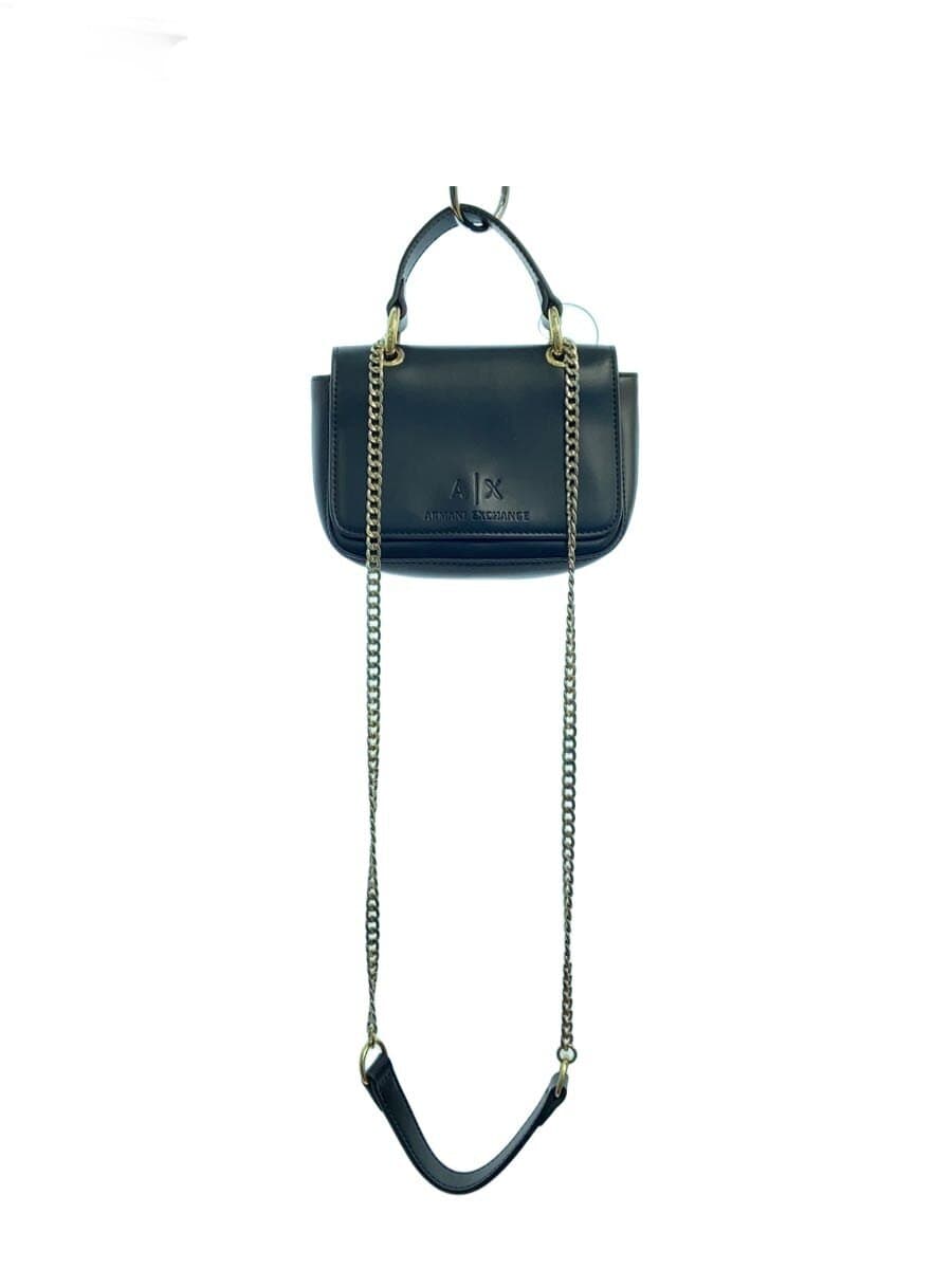 ARMANI EXCHANGE Shoulder Bag Leather BLK