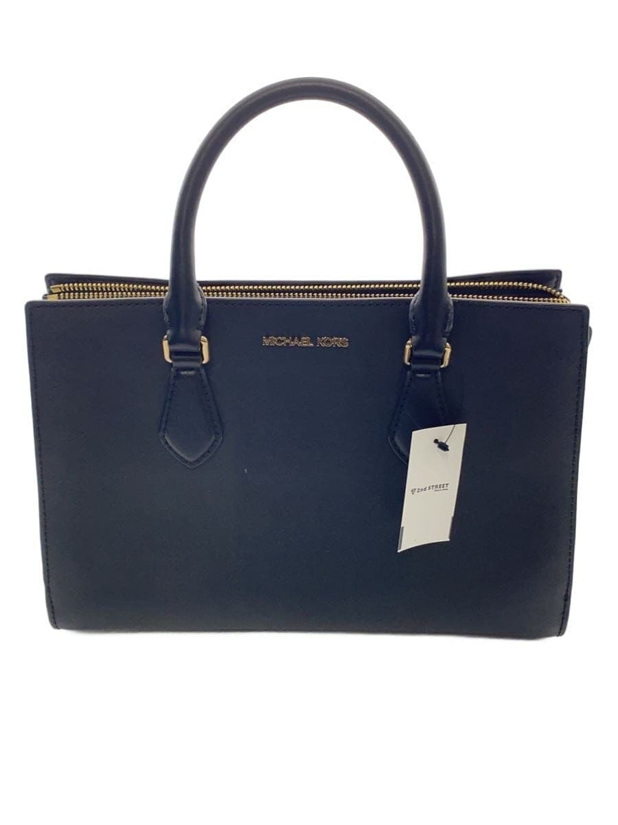 MICHAEL KORS Handbag Leather Black OA-2209