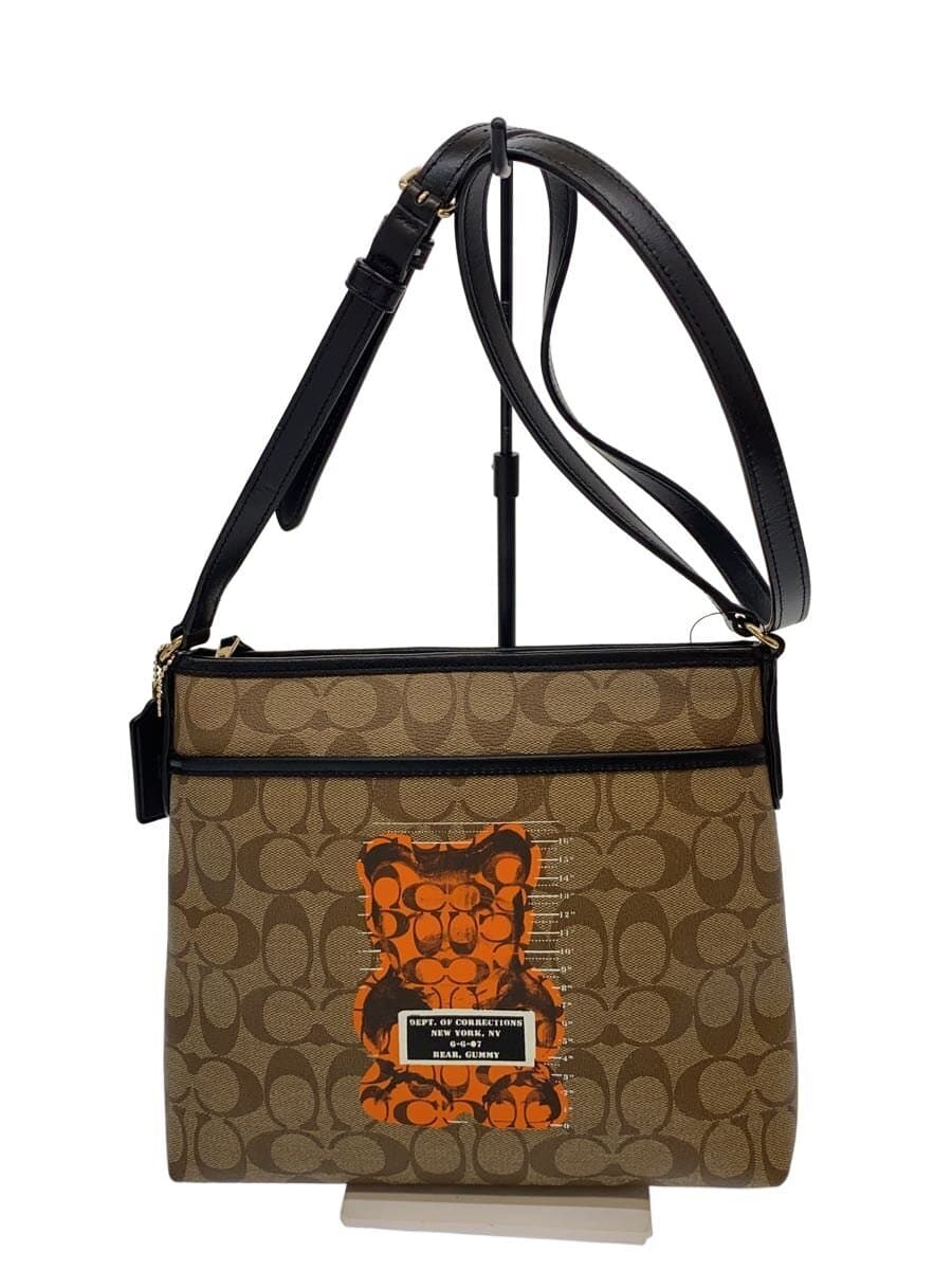 COACH Tote Bag Brown All Over Pattern COACH COACH Shoulder Bag