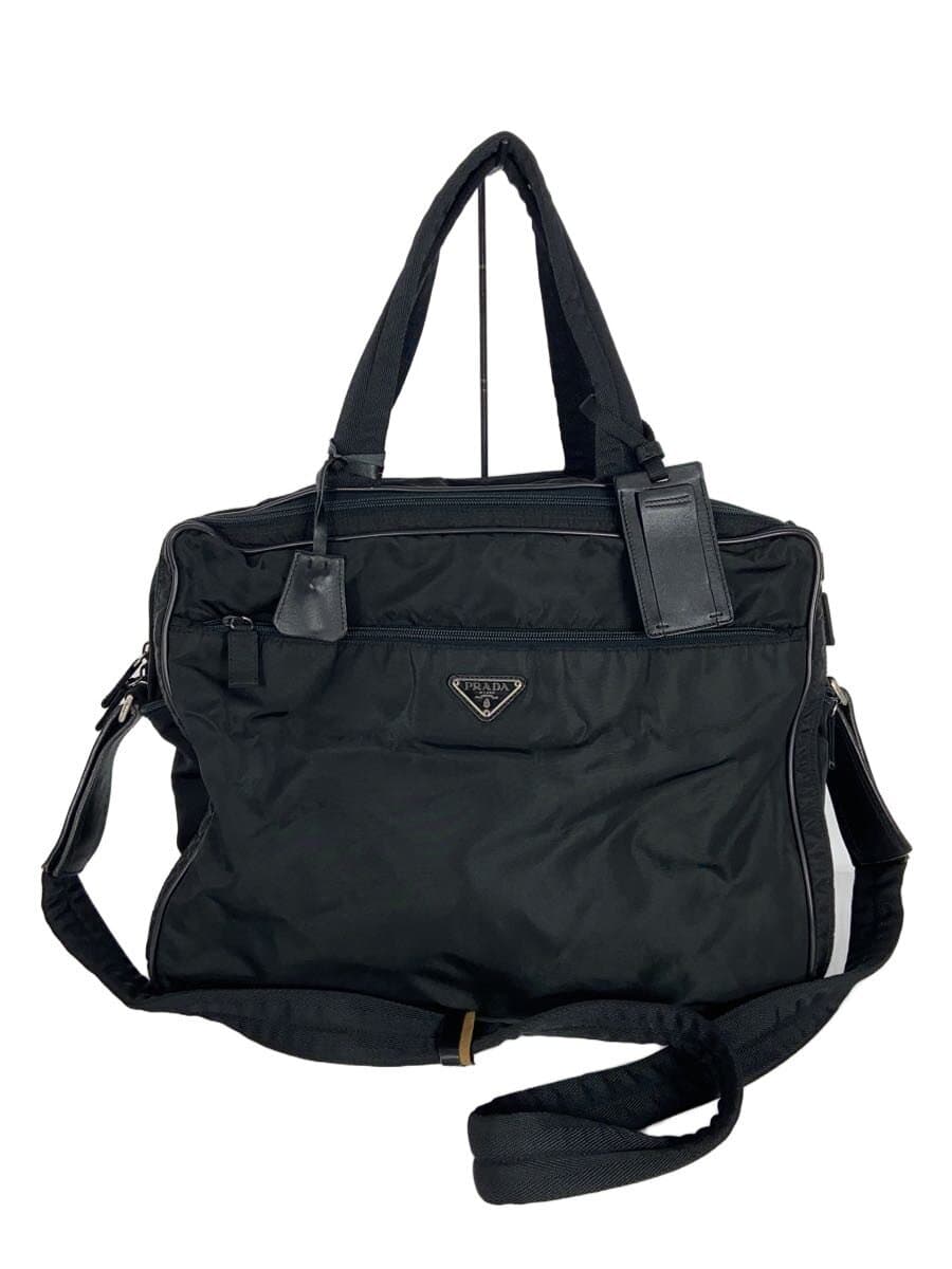 PRADA Briefcase Nylon BLK