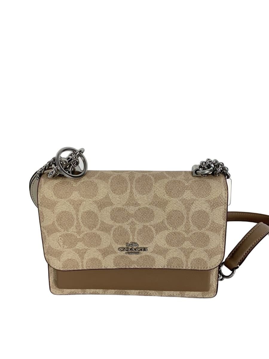 COACH Shoulder Bag BEG All Over Pattern cw206