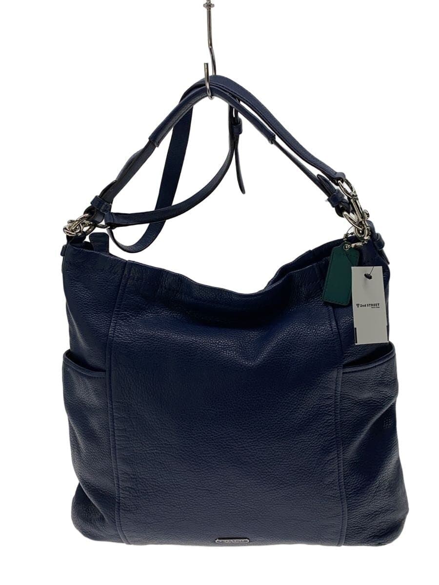 COACH Shoulder Bag NVY Solid f31323
