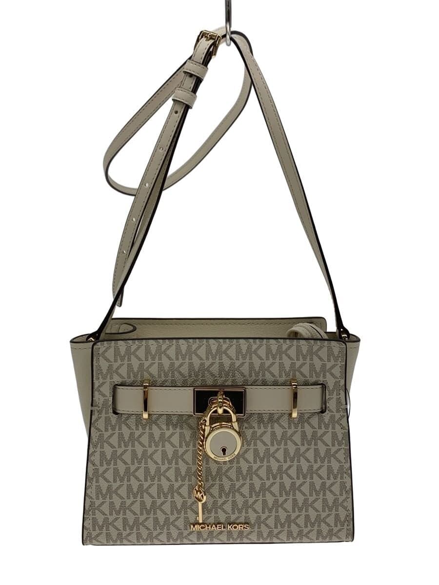 MICHAEL KORS shoulder bag -- WHT all-over pattern 35H1GHMC8B