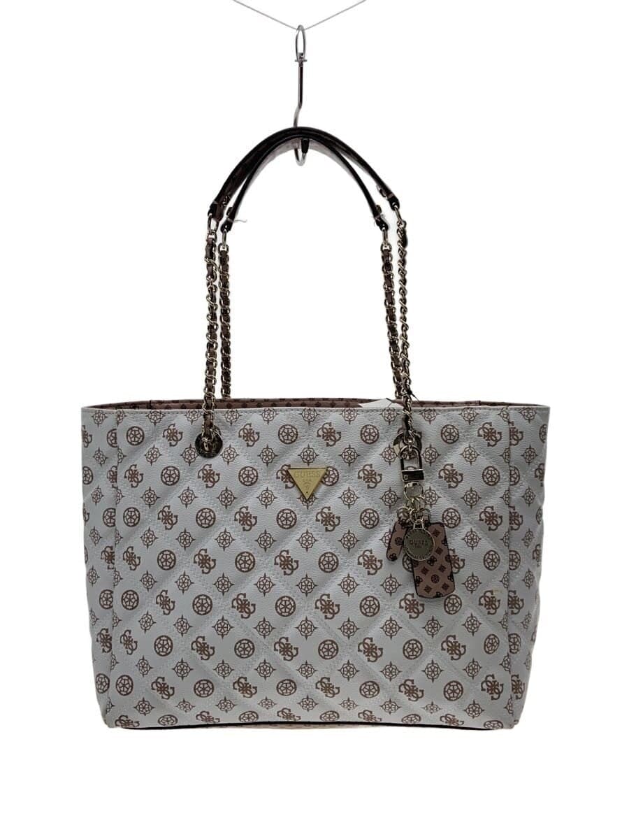 GUESS tote bag WHT all-over pattern