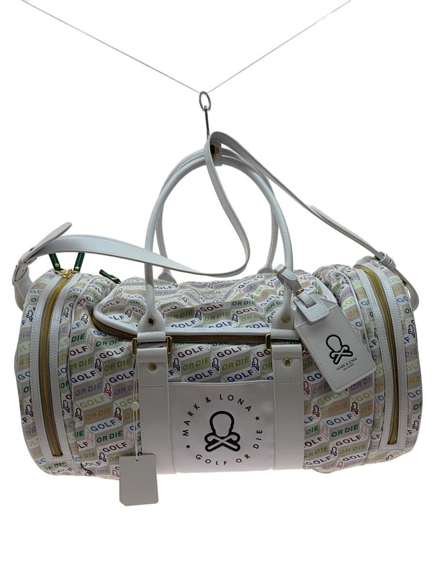 MARK & LONA Boston Bag -- WHT All-over Print MLS-5C-SB21