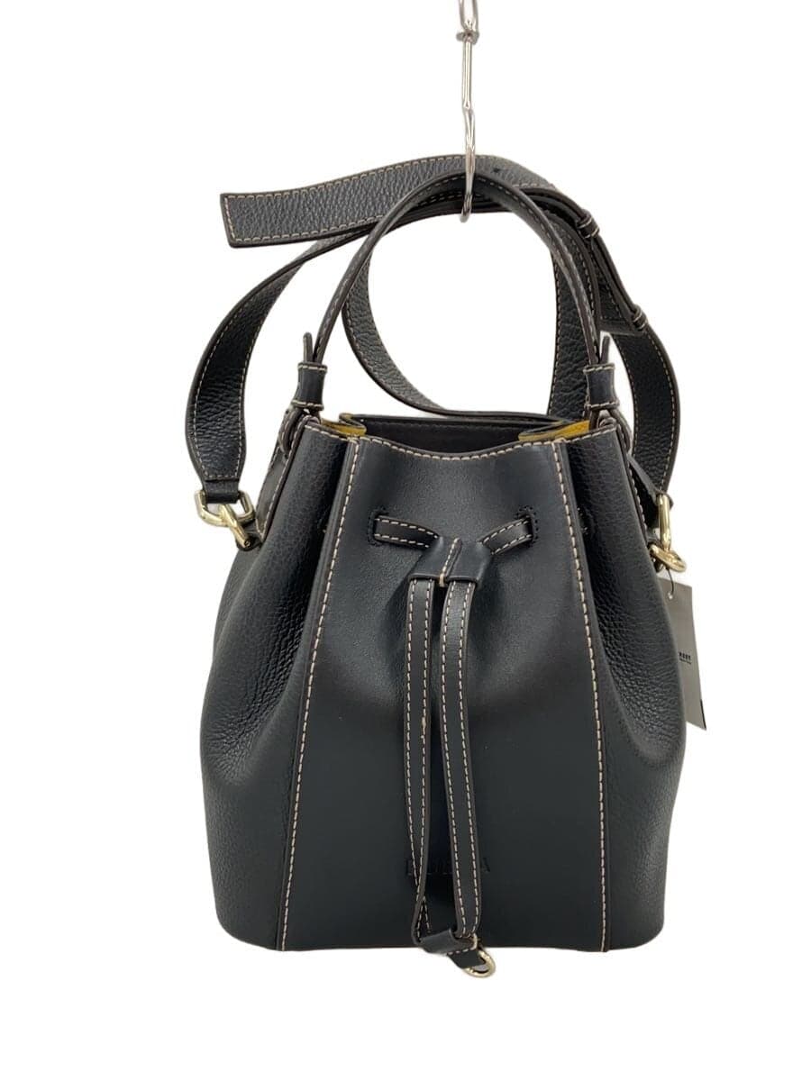 FURLA shoulder bag leather BLK