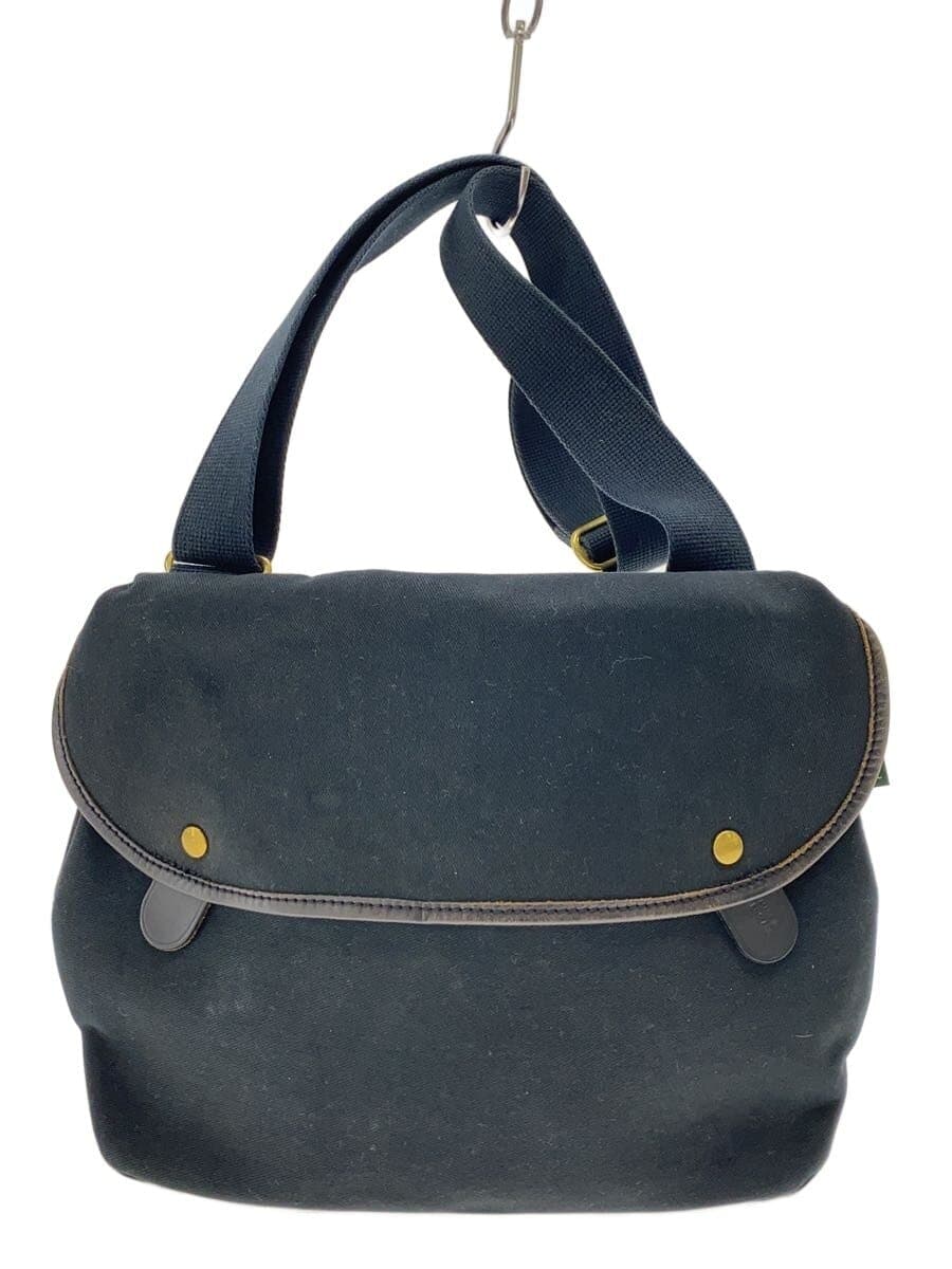 BRADY Shoulder Bag Canvas Black Solid Color