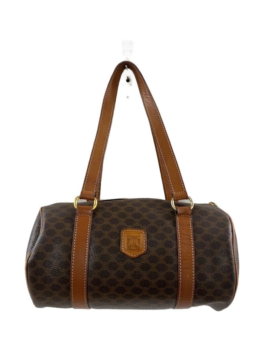 CELINE Papillon Macadam minor scratches some signs of use PVC BRW all-over