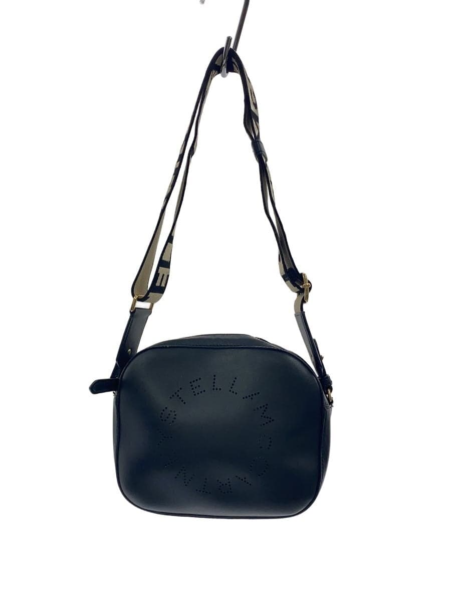 STELLA Mc CARTNEY Shoulder Bag Leather BLK 700072 W8542