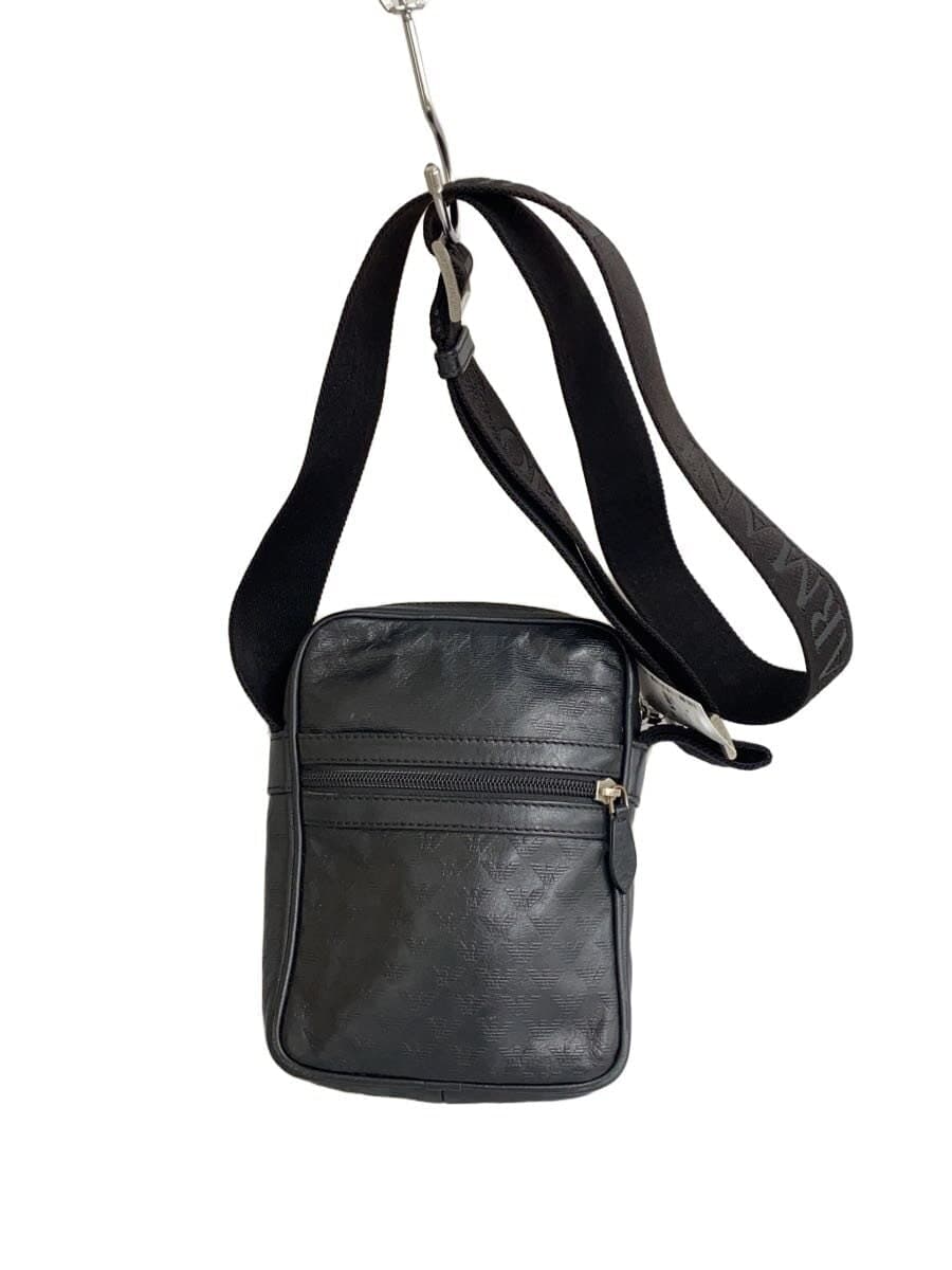 EMPORIO ARMANI Shoulder Bag Leather Black 9RWV01