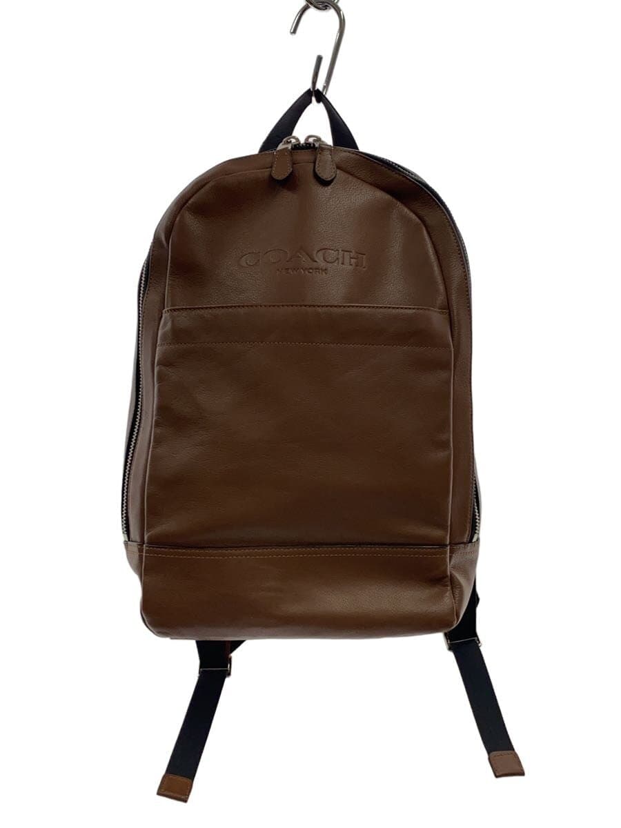 COACH Charles Slim Backpack t Backpack Leather BRW F54135