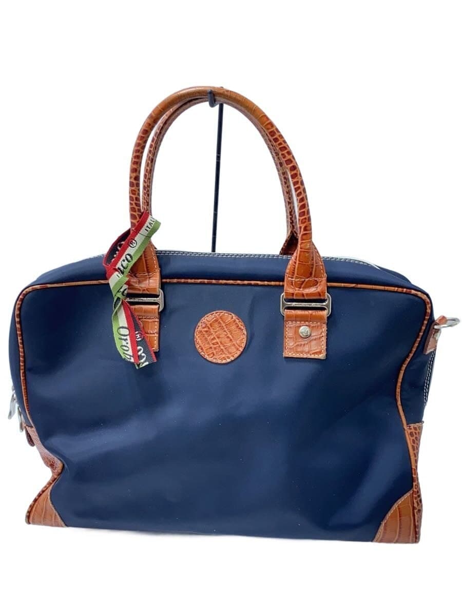 Orobianco Corner Scuff 2-Way Business Bag Bag Nylon NVY Navy Solid