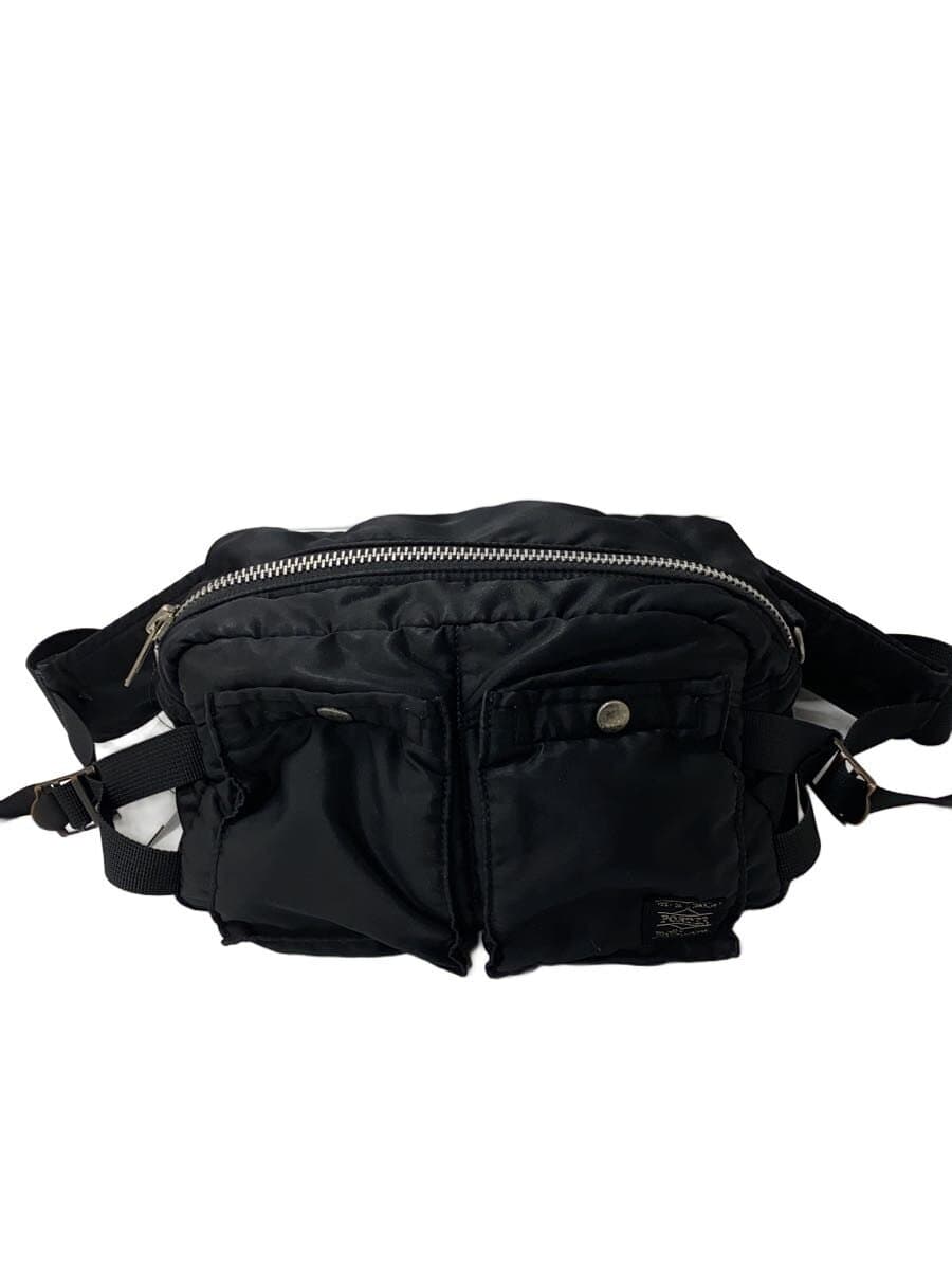 PORTER Waist Bag Nylon Black Plain