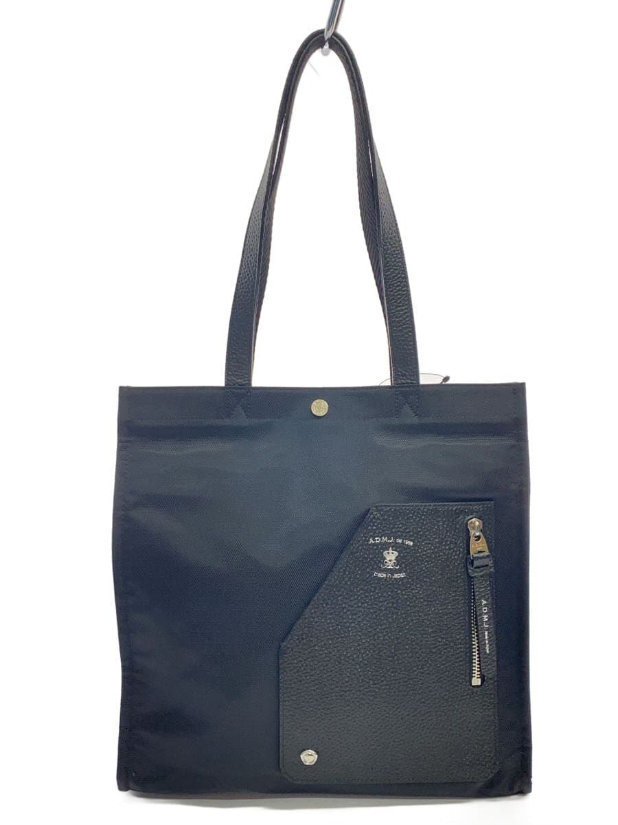 A.D.M.J. Tote Bag Nylon BLK Solid 22ws01003