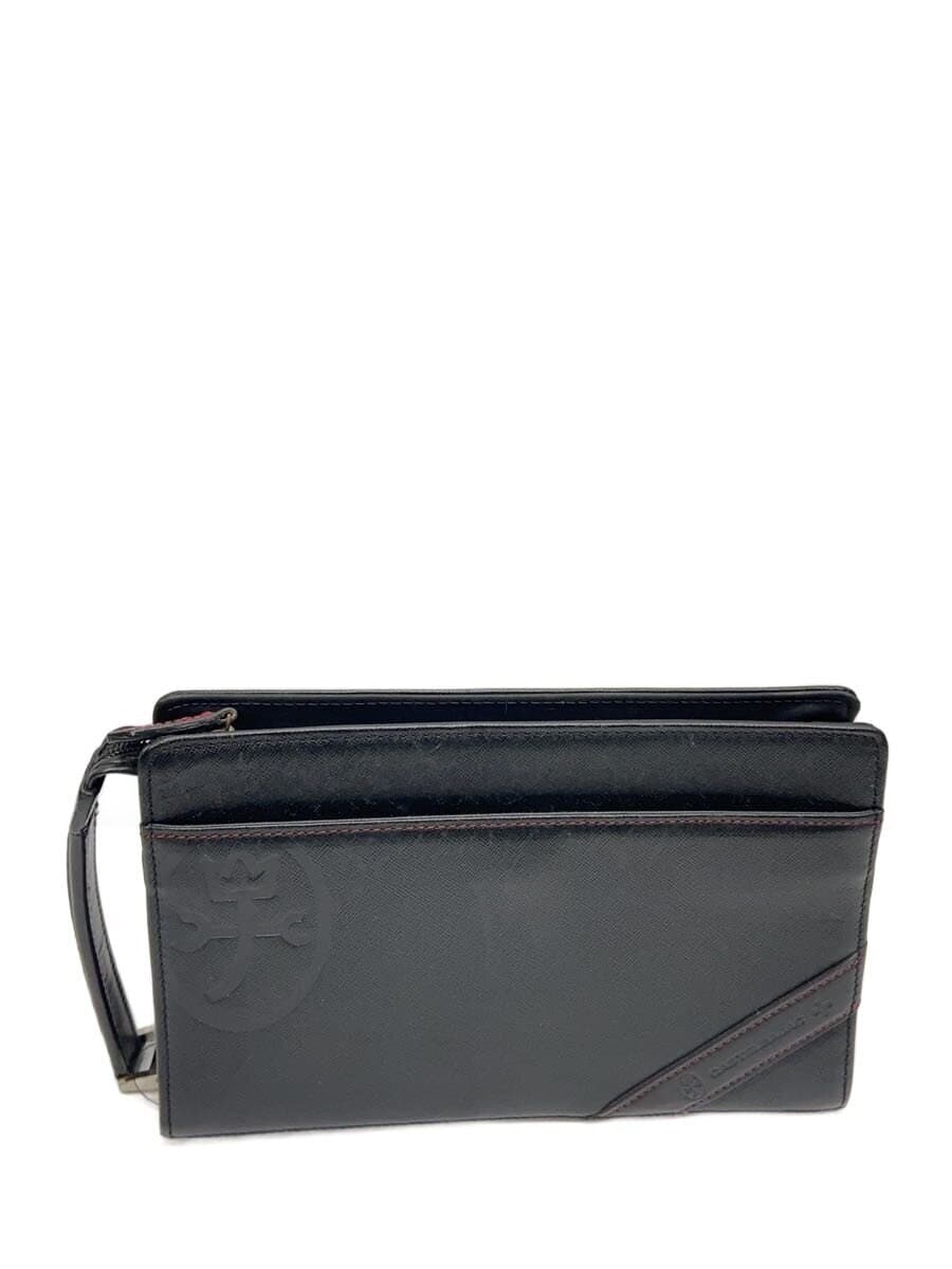 CASTELBAJAC Second Bag Leather BLK Solid 071204