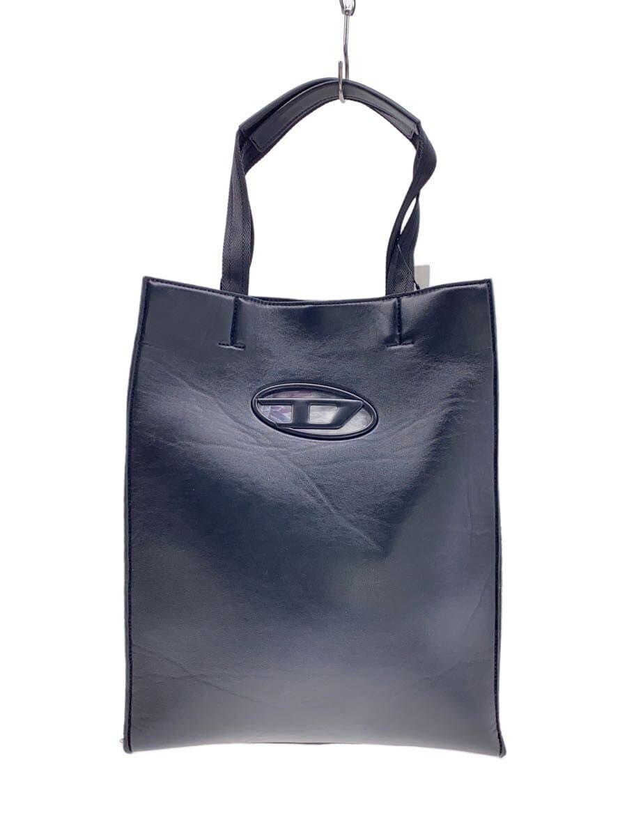 DIESEL Tote Bag Faux Leather BLK