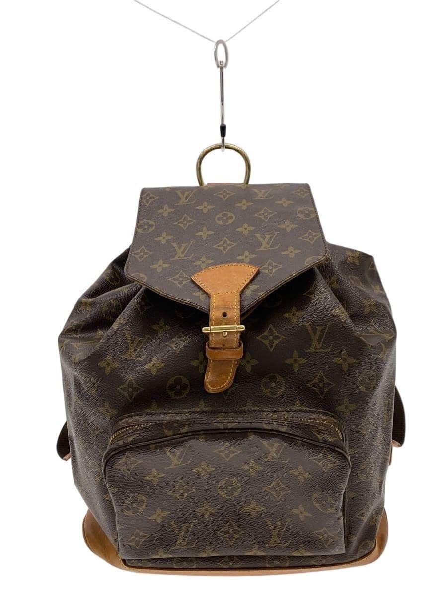 LOUIS VUITTON Montsouris _Monogram Canvas PVC BRW