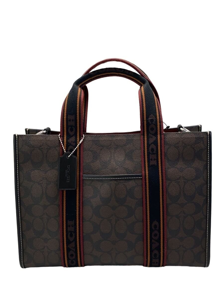 COACH Tote Bag Leather BRW All Over Pattern C2477-CU994