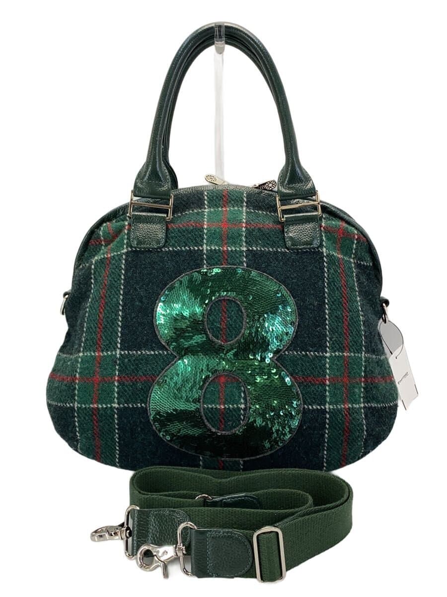 muta Shoulder Bag Green Check