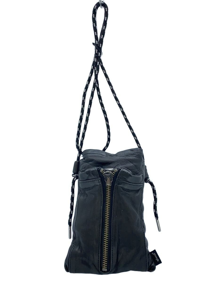 glamb Shoulder Bag Leather BLK Solid