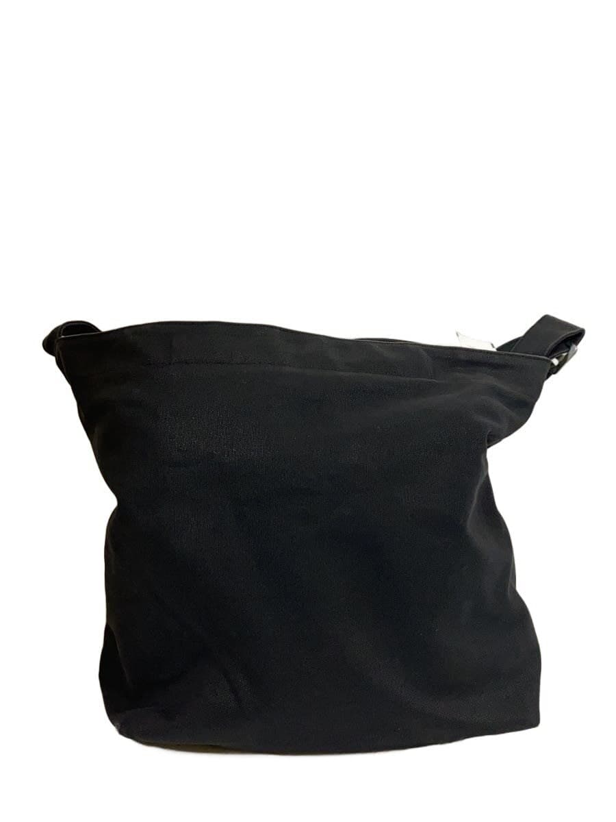 ORCIVAL Shoulder Bag Canvas Black Logo Patch