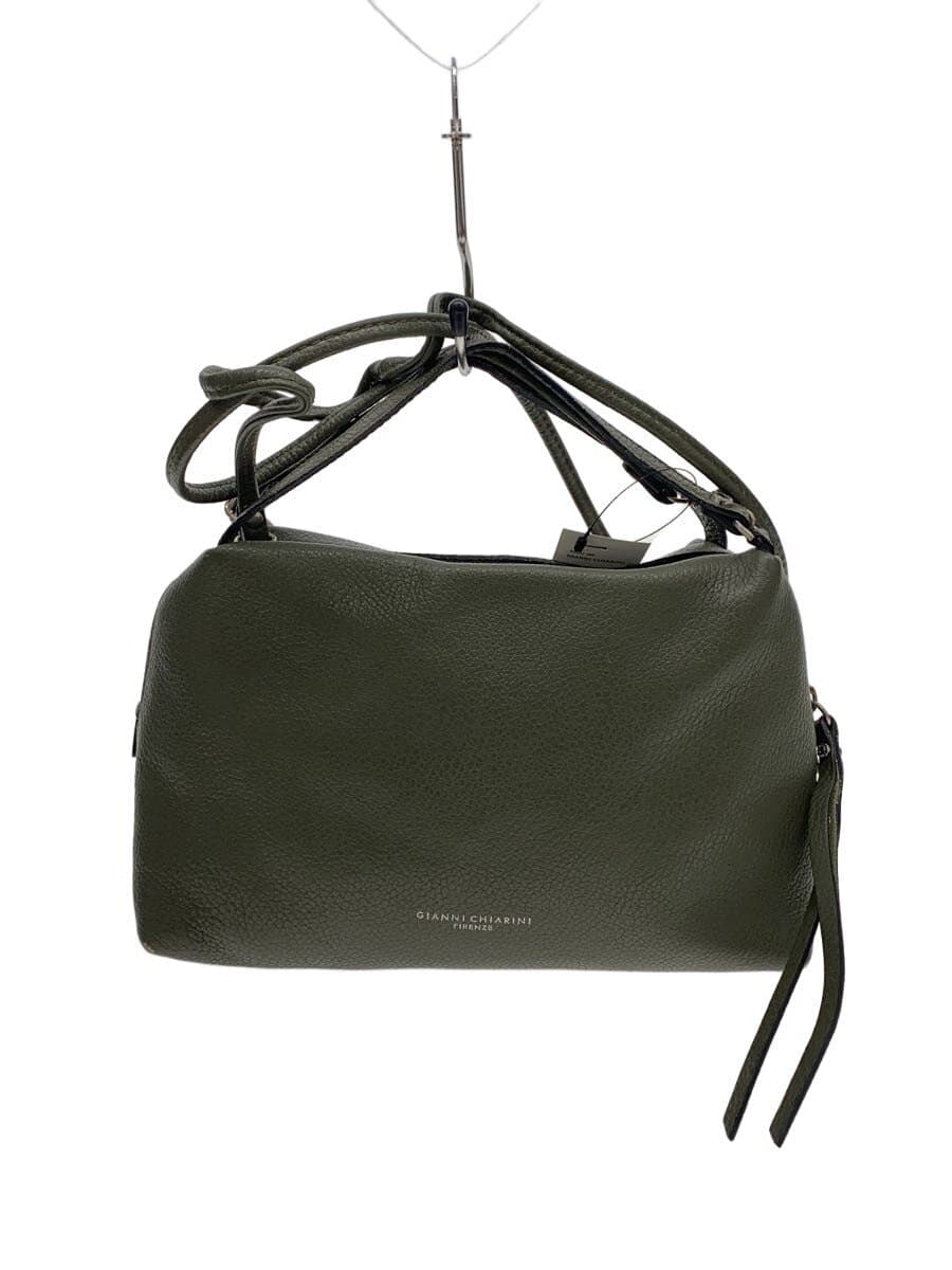GIANNI CHIARINI Handbag Leather GRN Solid