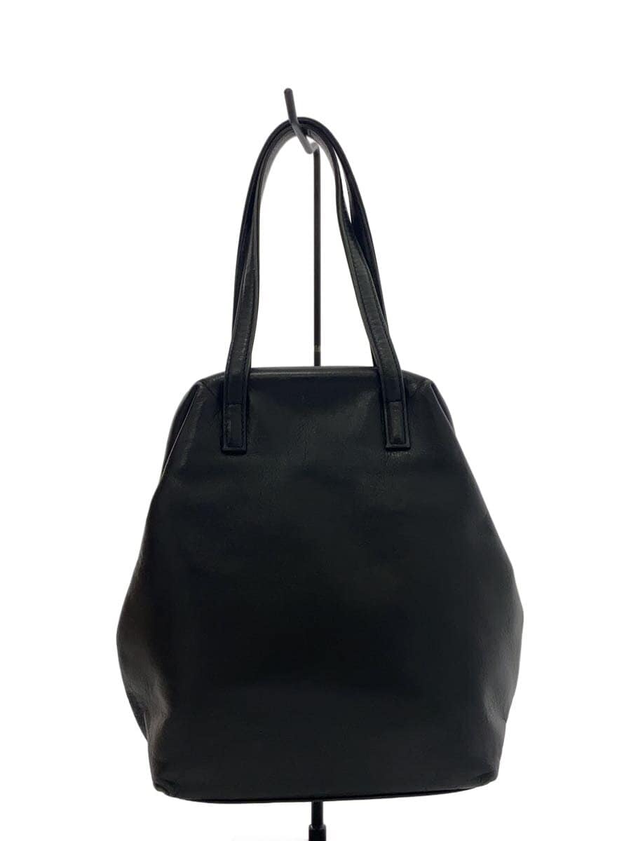 YOHJIYAMAMOTO+NOIR Handbag Leather BLK Solid