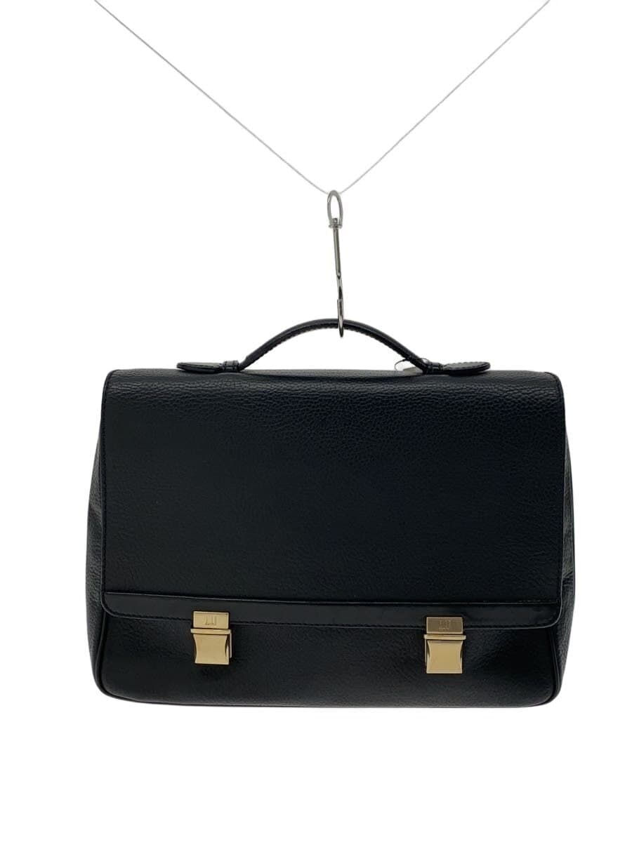 dunhill Briefcase Leather BLK