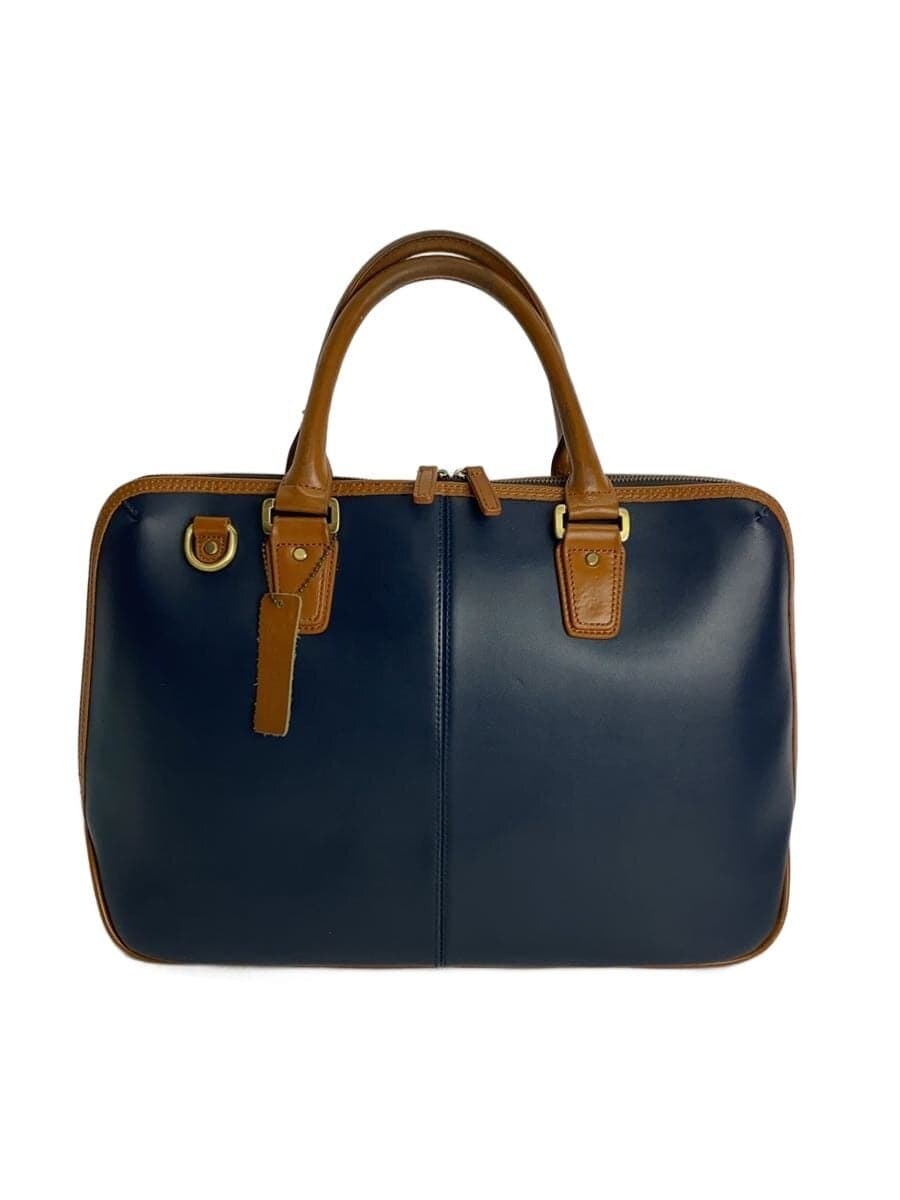 GOLD MEN Tote Bag Leather NVY