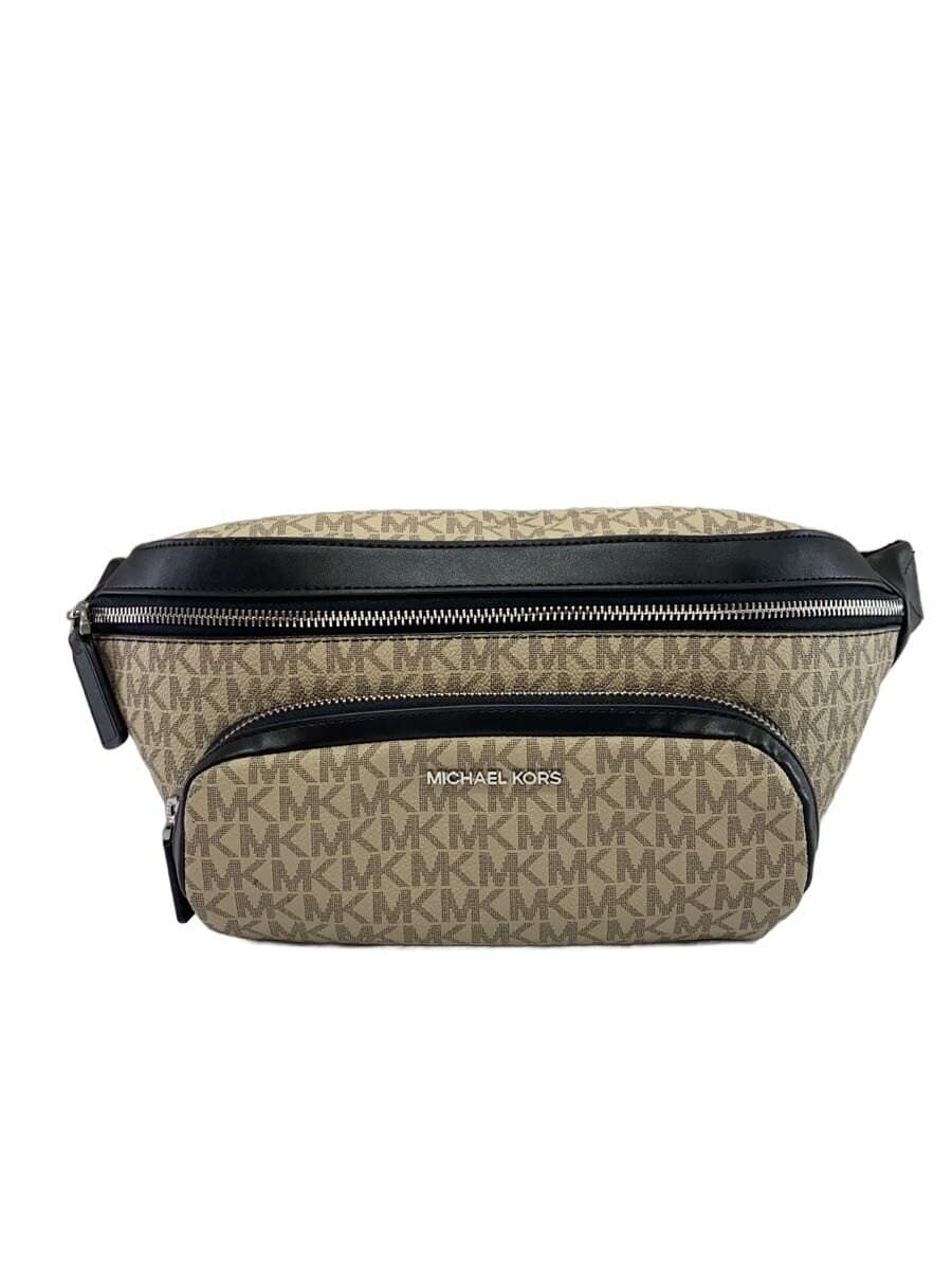 MICHAEL KORS Waist Bag BEG All Over Pattern LI-2209