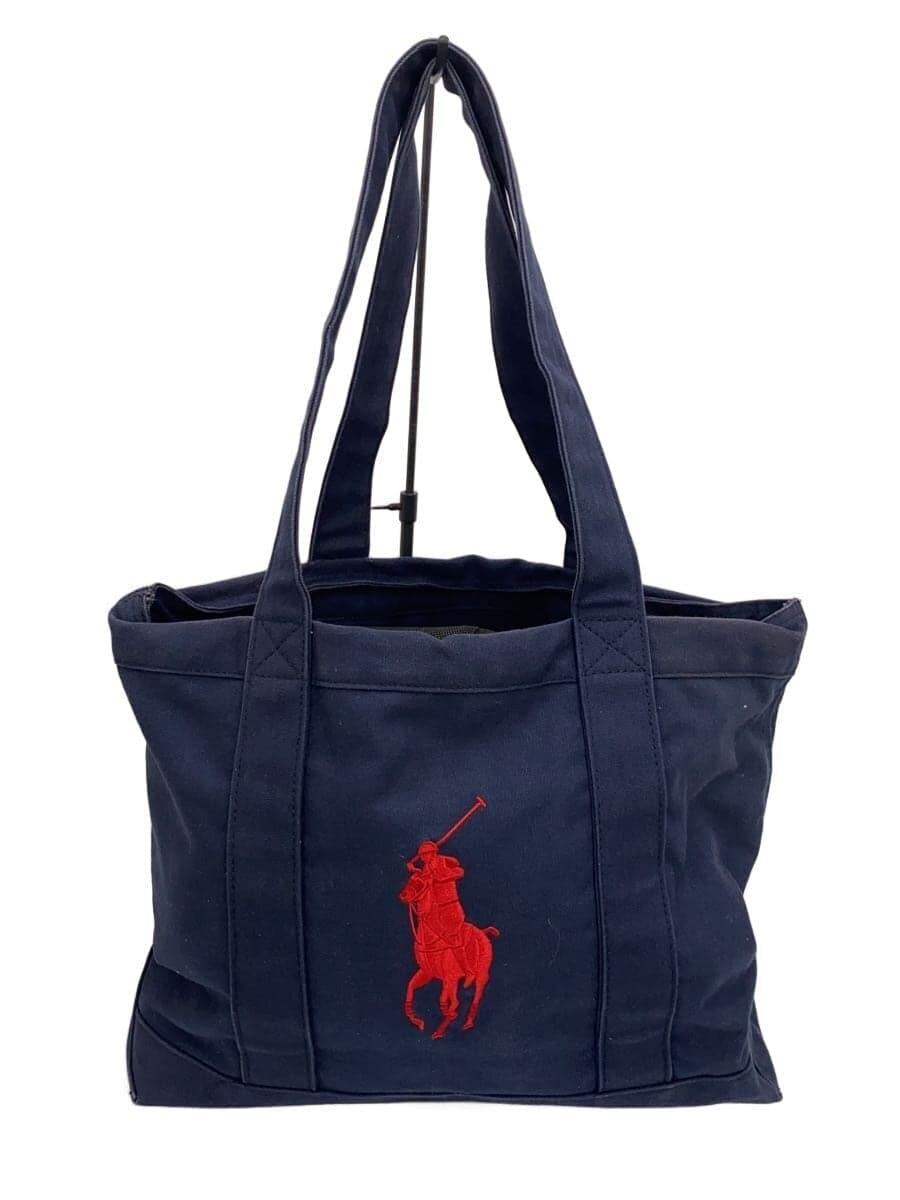 RALPH LAUREN Tote Bag Cotton NVY