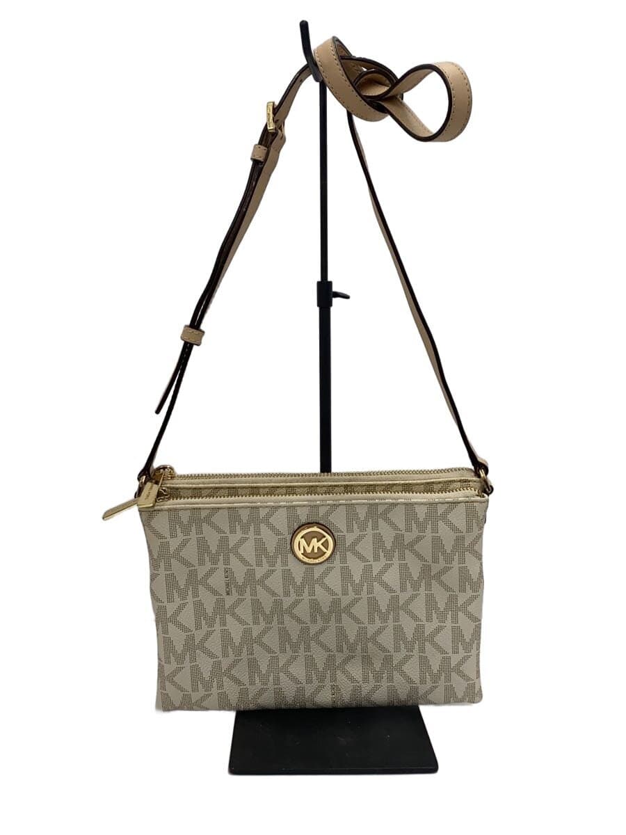 MICHAEL KORS Shoulder Bag WHT All Over Pattern av-1612
